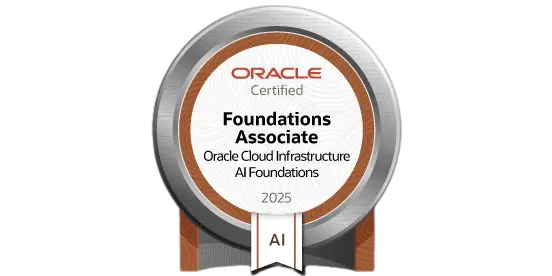 Oracle Cloud Infrastructure 2025 Certified AI Foundations Associate